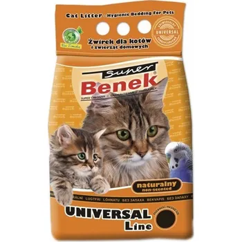 Podestýlka pro kočku BENEK Super Universal Natural Bentonitové stelivo 25l