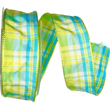 Stuha Stuha taftová PRESTIGE tyrkysová 40 mm x 20 m (6,- Kč/m) (Stuha taftová, transparentní, oboulící, s vetkaným vlascem v obou okrajích)