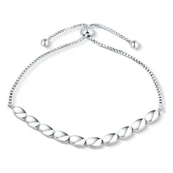 Náramek Dámský stříbrný náramek stahovací SVLB0377X750018 + dárek zdarma