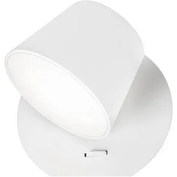 Nástěnné svítidlo Novaluce Amadeo, Nástěnné svítidlo s vypínačem, LED 6W, 3000K, bílá, IP20