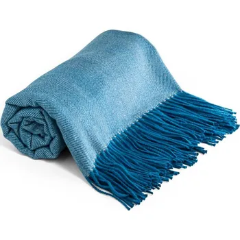 Pikniková deka STRICKER 100% akrylová deka SMOOTH Barva: modrá