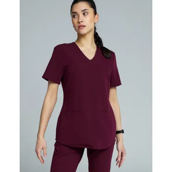 Zdravotnický oděv Bluza Medyczna Grace - BURGUNDY 0