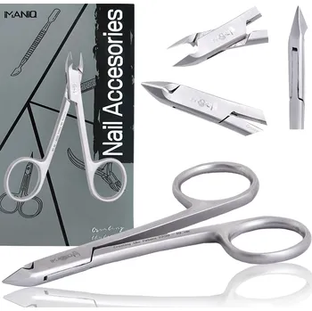 Nůžky na nehty nůžky na nehty kosmetické nůžky manikúra salon SPA IM-1050-4-SLV-POL