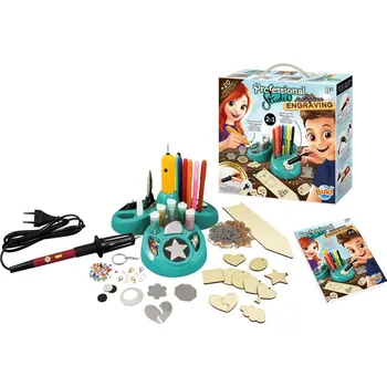 Páječka Buki dětská vypalovací a gravírovací sada 2v1