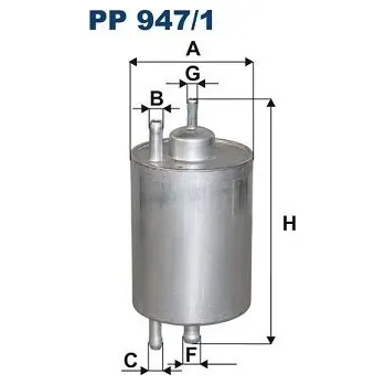 Palivový filtr Palivový filtr FILTRON PP 947/1