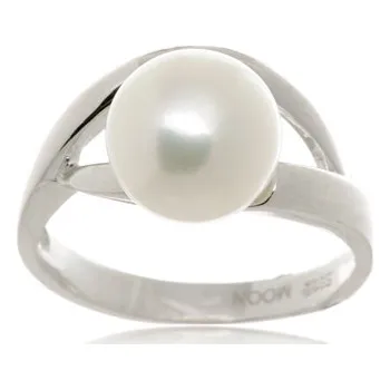 Prsten Stříbrný prsten se sladkovodní perlou STRP0416F + dárek zdarma