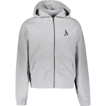 Pánská mikina Pánská mikina na zip 90's ALTISPORT BYB/ALM002BY254 TMAVĚ ŠEDÝ MELÍR 5XL