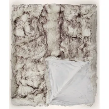 deka Star Home Pléd Phoenix Z&nbsp;Umělé Kožešiny, šedá / černá / bílá