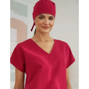 Zdravotnický oděv Chirurgická čepice - ROMANTIC CHERRY 0