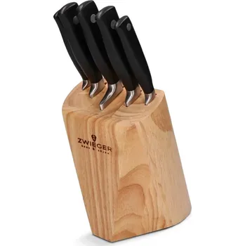 Kuchyňský nůž Kuchyňské nože ve stojanu ZWIEGER HEVEA 5 ks