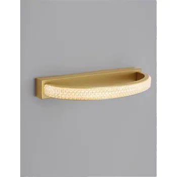 Nástěnné svítidlo NOVALUCE Nástěnné svítidlo GRANIA matný zlatý hliník a akryl LED 6.5W 230V 3000K IP20 - NOVA LUCE