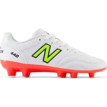 Kopačky Dětské kopačky New Balance 442 ACADEMY JNR FG V2 JS43FIB2 – bílé