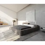 DELIFE Čalouněná postel Kalinea 180x200 cm mikrovlákno taupe vintage