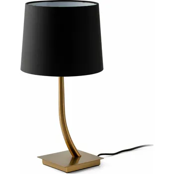Stojací lampa FARO BARCELONA REM, STOLNÍ LAMPA, BRONZ/ČERNÁ 1xE27