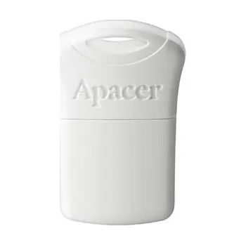 USB flash disk Apacer USB flash disk, USB 2.0, 32GB, AH116, bílý, AP32GAH116W-1, USB A, s krytkou
