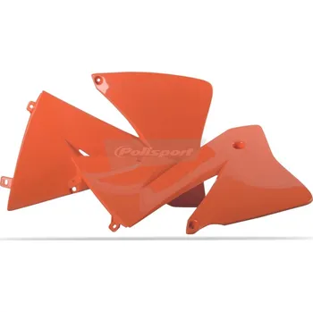 Kryty chladiče POLISPORT Orange KTM KTM EXC 250 2001-2002