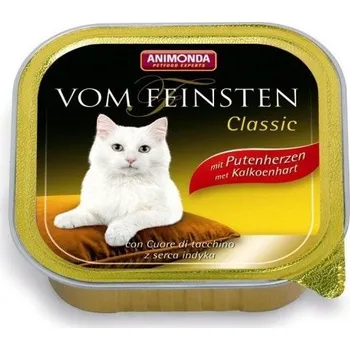 Volný čas Animonda Vom Feinsten Classic paštika pro kočky krůtí srdíčka 100g