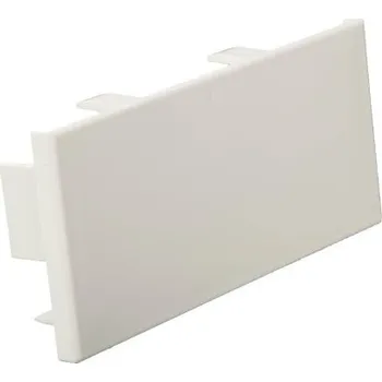 Kanalizační potrubí Koncová krytka kabelového kanálu Koncová uzávěra PVC 110 x 60mm RS PRO