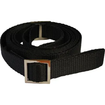 Rulyt Popruh pro sáně a boby s kovovou přezkou 200 x 2 cm černý