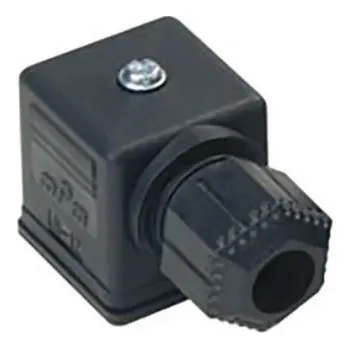 Elektrická zásuvka Konektor elektromagnetického ventilu, řada: 12120, formát pólů: 3P, IP65, IP67, 250 V, 300 V