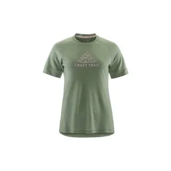 CRAFT ADV Trail Wool SS W zelená 1913722-626200 XS; Zelená triko + DÁREK DLE VÝBĚRU!