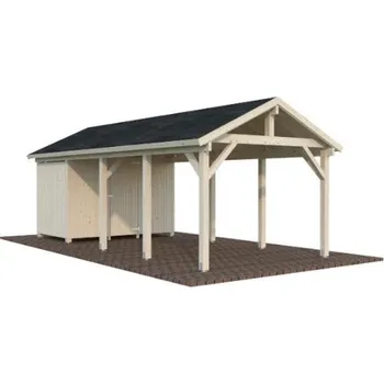 Přístřešek na auto Robert 23,1 m2 s úložným prostorem