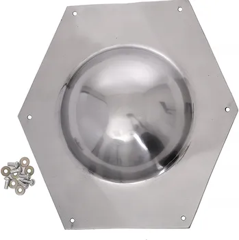 Karnevalový kostým Lord of Battles Šestihranná puklice (umbo) na římský štít scutum, 1,6 mm ocel