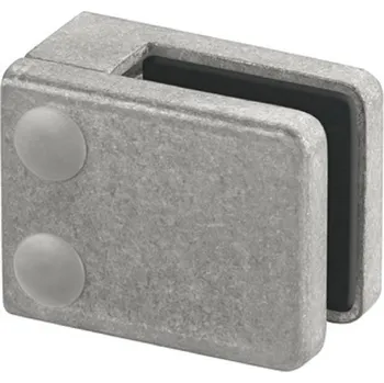 Zábradlí Úchyt skla, MOD 4200, bez gumové vložky Úchyt skla, MOD 4200, bez gumové vložky, pro O48,3 mm, hliník, surový