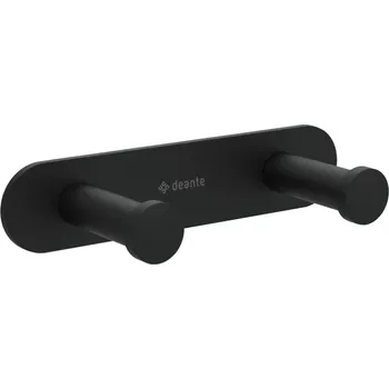 Držák na ručník Aplomo Jasmin dvojitý háček na ručníky, černá