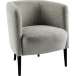 MOB Relaxační křeslo Tempo Kondela Alana (světle šedá + černá)