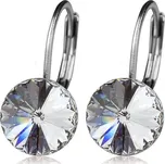 Ocelové náušnice s krystaly Swarovski, CRYSTAL