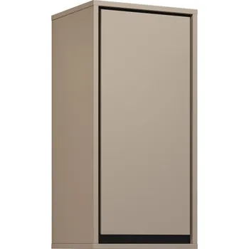 Koupelnový nábytek JERVEL koupelnová horní závěsná skříňka 1D, congo-černá/congo + vyzvednutí ZDARMA