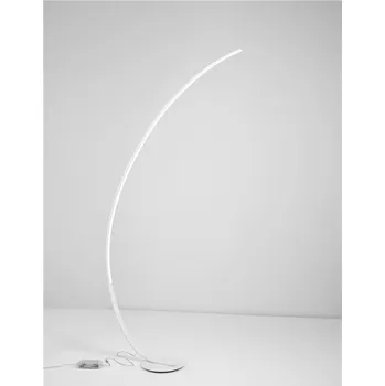 Stojací lampa NOVALUCE Stojací lampa PREMIUM bílý hliník a akryl LED 30W 230V 3000K IP20 stmívatelné - NOVA LUCE