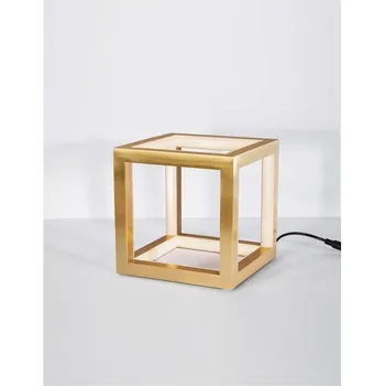 Stojací lampa NOVALUCE Stolní lampa GABBIA zlatý hliník a silikon LED 20W 230V 3000K IP20 stmívatelné - NOVA LUCE