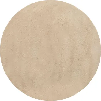 Koupelnová předložka Rabbit Kobercová předložka, ø 100 cm × 26 mm, béžová 06-100-2