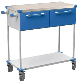 ASSIST 402 vozík zdravotnický, plast ABS, modrá