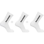 Ponožky SALOMON EVERYDAY CREW 3-PACK LC2086000 WHITE/WHITE/WHITE L