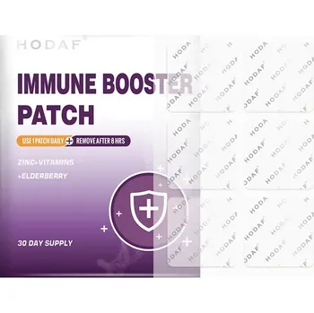 Náplast Hodaf Transdermální imunitní podpora – Černý bez, echinacea, zinek a vitamin D3