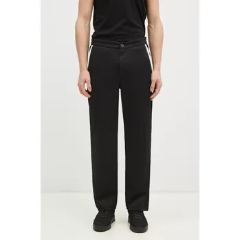 Pánské kalhoty Kalhoty adidas Originals Premium Track Pant pánské, černá barva, ve střihu chinos, JD3398, XL, 99X