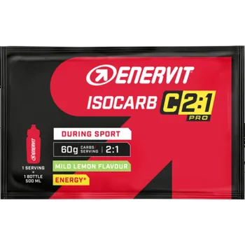 Fitness strava Enervit Isocarb C2:1 65g - citron