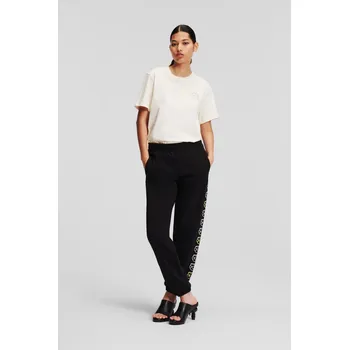 TEPLÁKY KARL LAGERFELD IKONIK 2.0 OUTLINE SWEATPANTS BLACK