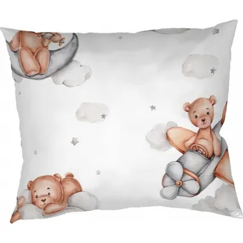 Povlečení DADKA VRACOV Povlak bavlna Teddy bear plane 40x50 cm Varianta: Povlak bavlna Teddy bear plane 40x50 cm, Značka: Dadka