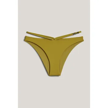 Dámské plavky PLAVKY KARL LAGERFELD KARL DNA SIGN BOTTOMS ACACIA YELLOW