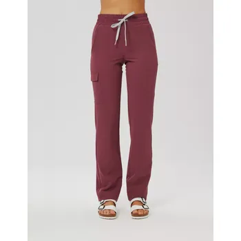Zdravotnický oděv Dámské Lékařské Kalhoty Yoga- MULLED WINE 0