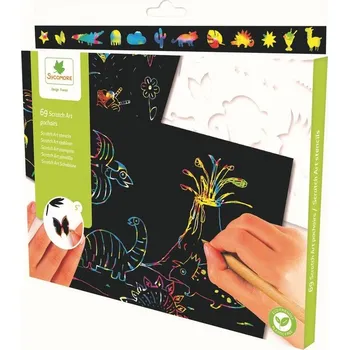 vyškrabávací obrázek Škrabací obrázky se šablonami