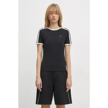 Dámské tričko Tričko adidas Originals 3-Stripes Cali Tee, XS, černá, 99X