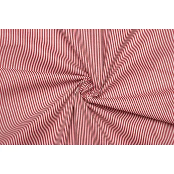 Bavlněné plátno - Proužek červený 1 mm