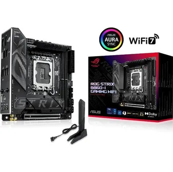 ASUS MB Sc LGA1851 ROG STRIX B860-I GAMING WIFI, Intel B860, 2xDDR5, 1xThunderbolt, 1xDP, 1xHDMI, WiFi, Mini-ITX 90MB1JB0-M0EAY0