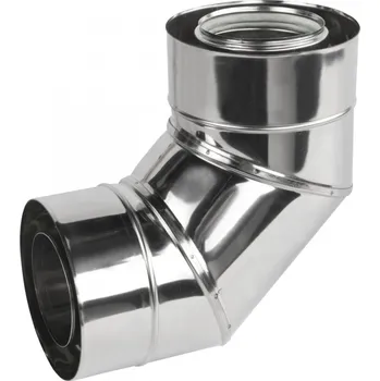 Kouřovod PRODMAX TD100/150 Koleno 90°