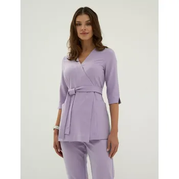 Zdravotnický oděv Zdravotnická halena se zavazováním - PURPLE HEATHER 0